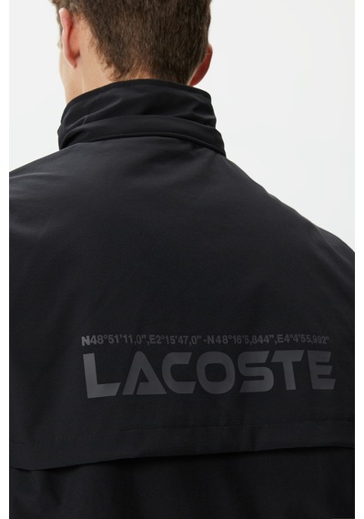 Lacoste Hooded Outdoor Men's Jacket Black Erkek Çıkarılabilir Kapitone Yelekli Erkek Mont Siyah Lacoste Hooded Outdoor Men's Jacket Black Erkek Çıkarılabilir Kapitone Yelekli Erkek Mont Siyah