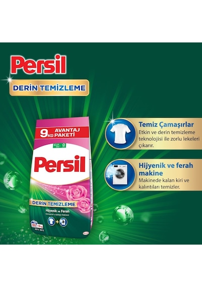 Persil Matik Toz Çamaşır Deterjanı Gülün Büyüsü 9 KG