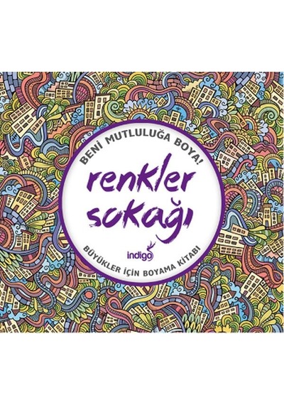 Büyükler İçin Boyama Renkler Sokağı