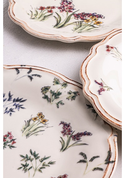 Wild - 24 Parça 6 Kişilik Porselen Yemek Takımı Kenarları Silik Vintage Tuval Model Porselen Tabak Çok Renkli - 683103577 Çok Renkli Wild - 24 Parça 6 Kişilik Porselen Yemek Takımı Kenarları Silik Vintage Tuval Model Porselen Tabak Çok Renkli - 683103577 Çok Renkli