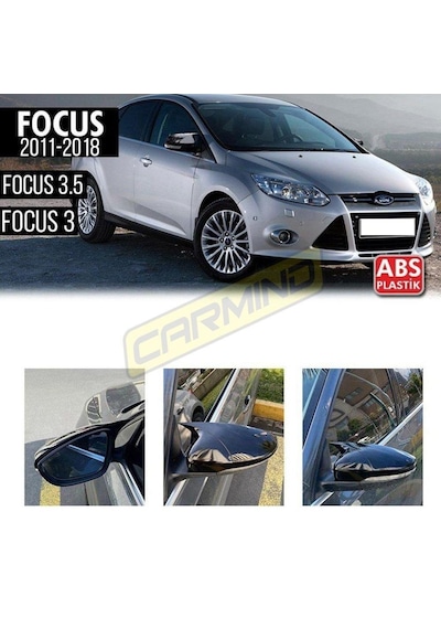 Ford Focus 3 Batman Yarasa Ayna Kapağı Piano Black 2011-2018