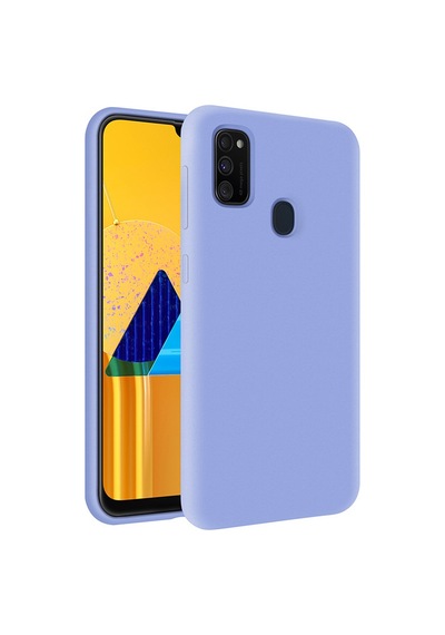 KZY İletişim Samsung Galaxy Uyumlu M30s Içi Kadife Soft Logosuz Lansman Silikon Kapak
