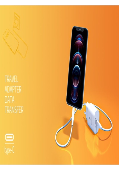 Pd25t Type-c Başlık Giriş Type-c Kablolu 25w 3.0 Amper Şarj Seti