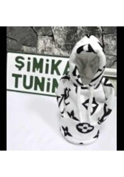 Beyazotomobil Polar Vites Topuzu Kılıfı Hoodie Vites Topuz Kıyafeti Siyah Beyaz