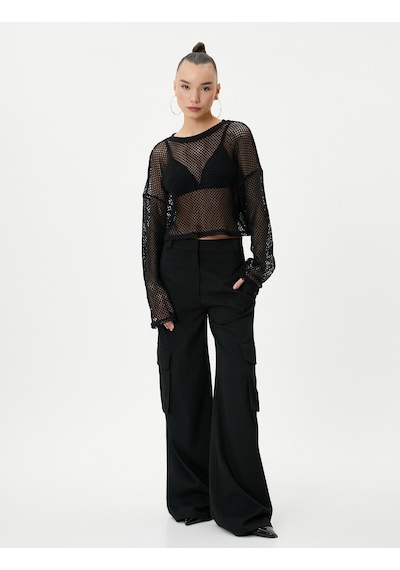 Koton Crop File Tişört Uzun Kollu Bisiklet Yaka Siyah 4sal10368ık 4SAL10368IK999 Siyah Koton Crop File Tişört Uzun Kollu Bisiklet Yaka Siyah 4sal10368ık 4SAL10368IK999 Siyah