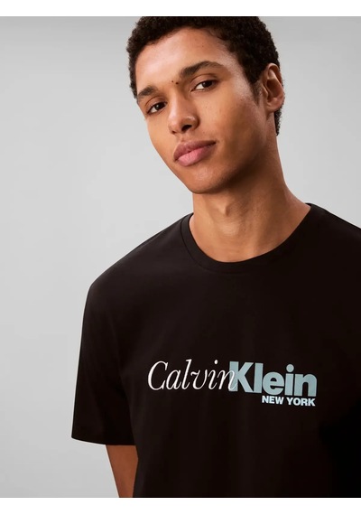 Calvin Klein Ss 20s Eu Calvın Cur Siyah Erkek Tişört