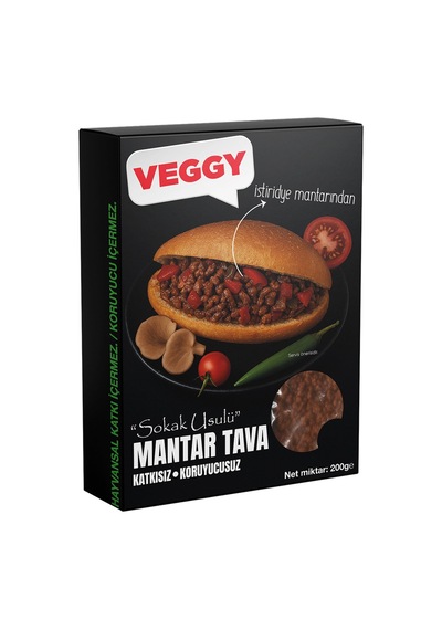 Veggy Vegan Sokak Usulü Mantar Tava 200 G