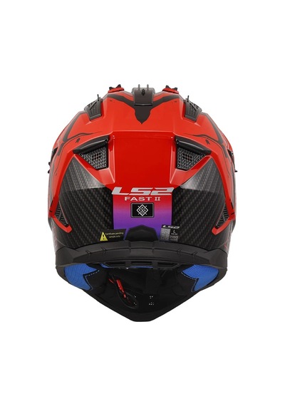 Ls2 Fast 2 Wash Kırmızı Kask Kırmızı