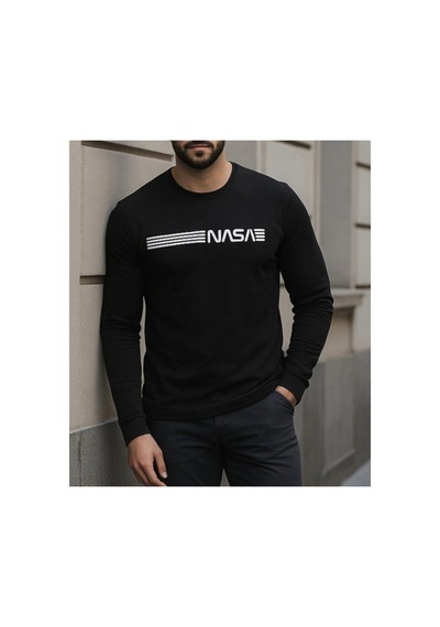 Butik İstanbul Erkek Uzun Kollu Bisiklet Yaka Viskon Sweat Siyah