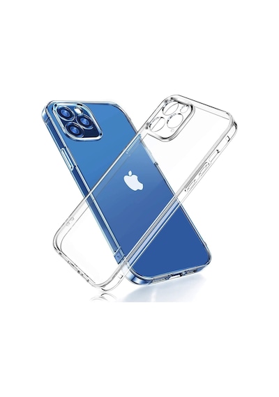 Apple Uyumlu iPhone 15 Pro Max Kılıf Şeffaf Kamera Korumalı Soket 3d
