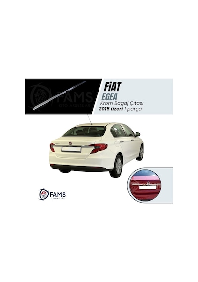 Fiat Egea Sedan Krom Bagaj Çıtası 2015 Üzeri P. Çelik