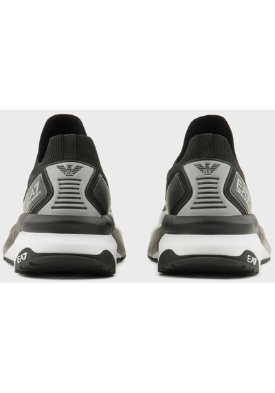 Ea7 Unisex Ayakkabı X8X176 Xk377 N763 Siyah-Beyaz Beyaz - Siyah