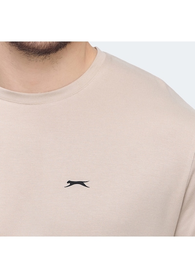 Slazenger KRATER Erkek  Bej Tişört