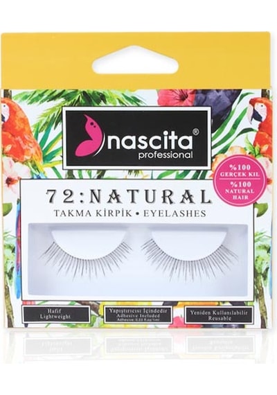 Nascita Doğal Takma Kirpik Gerçek Kıl 072