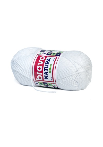 Natura %100 Koton İplik 100 Gram 200 Metre Renk Kodu:306 Beyaz