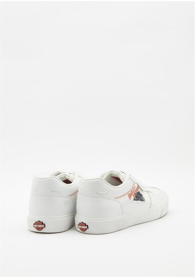 Harley Davidson 023m100380 Orlando White/tekstil Deri Erkek Sneaker 001