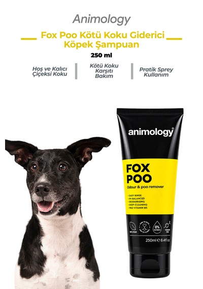 Animology Fox Poo Kötü Köpek Kedi Koku Giderici Şampuanı 250 Ml