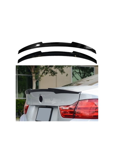 Bmw F32 M4 Yarasa Spoiler, Piano Black Boyalı, 420 2 Kapı Spoyler