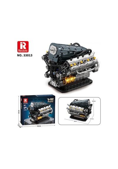 Reobrix V6 Engine 33013 Brick Yapım Seti
