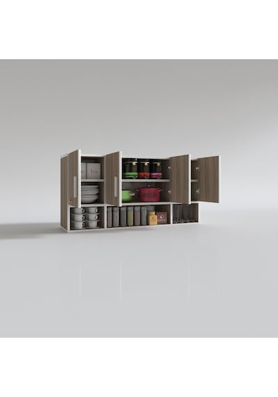 Kenzlife hazır mutfak severus crd 060*120*22 mutfak banyo dolabı kapaklı raflı