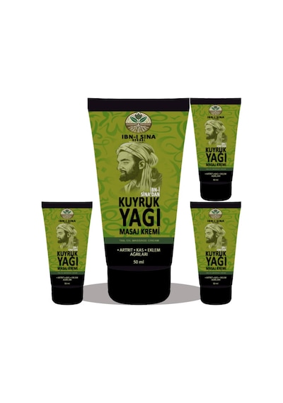 İbn-i Sina Herbal Kuyruk Yağı Kremi 4 Adet 50 Ml