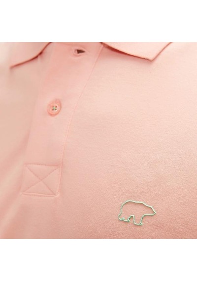 Bad Bear Pure Erkek Pembe Polo Yaka Tişört