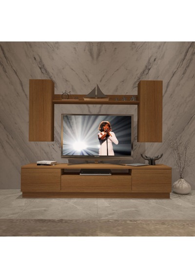 Decoraktiv Trendstyle 5ds Mdf Tv Ünitesi Tv Sehpası Ceviz