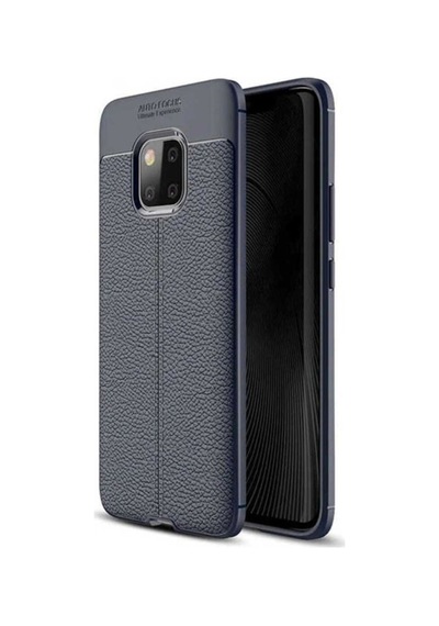 Huawei Mate 20 Pro Kılıf Zore Niss Silikon Kapak Lacivert
