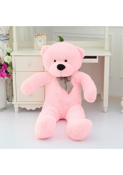 90 Cm Papyonlu Peluş Ayıcık - % 100 Yerli 001