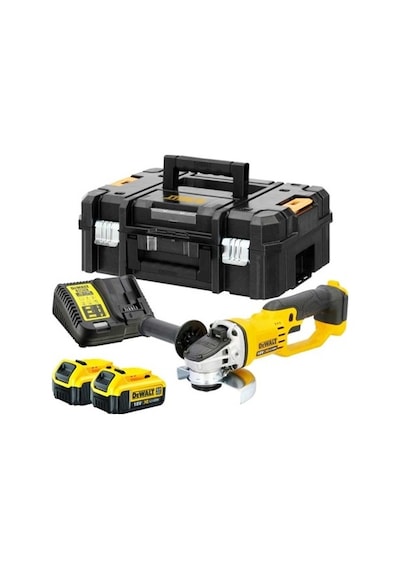 Dewalt DCG412M2-QW 18 V 4 Ah 125 MM Li-Ion Çift Akülü Avuç Taşlama