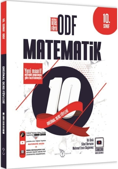 Orijinal Yayınları 10. Sınıf Matematik Odf Orijinal Ders Föyleri Paragraf 2 Deneme Hediye