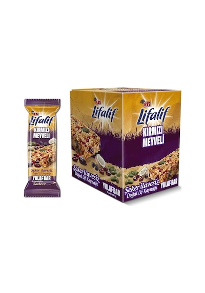 Eti Lifalif Kırmızı Meyveli Müsli Bar 16 x 35 G
