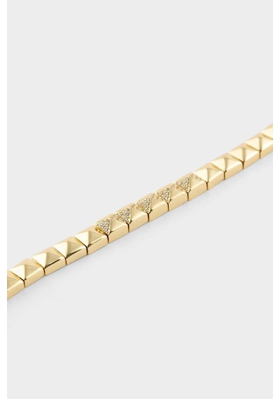 Defacto Reis X DeFacto Kare Figürlü Gold Bileklik G2697AXNS
