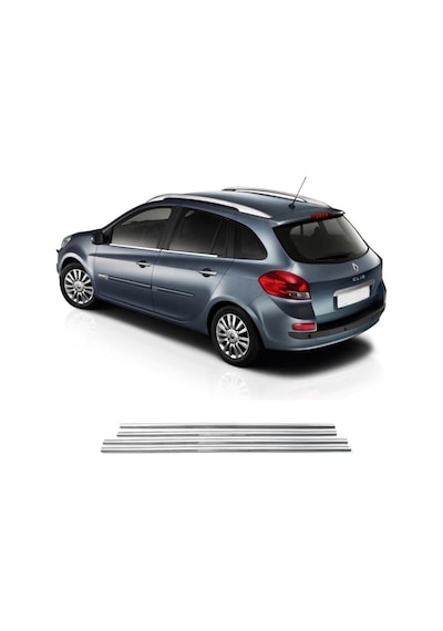 Renault Clio 3 Grandtour Krom Cam Çıtası Tk 4Prç Paslanmaz Çelik N11.1646