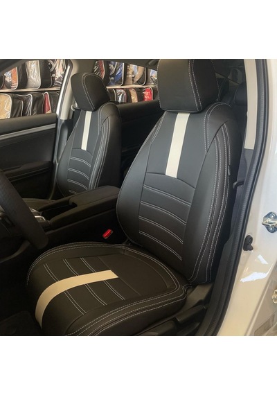 Honda Civic Araca Özel Deri Oto Koltuk Kılıfı 158185