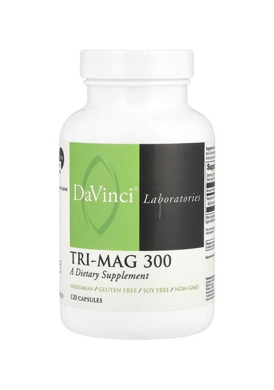 Davinci Laboratories, Tri-mag 300, 120 Capsules 75 Mg Per Capsule