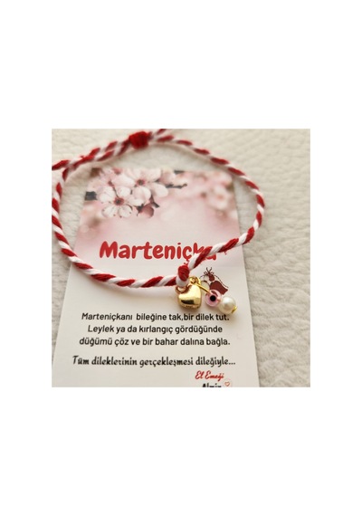 3lü Marteniçka Pembe Nazar Boncuklu Gold Şans Dilek Bilekliği Pembe Gold 3lü Pembe Gold 3lü