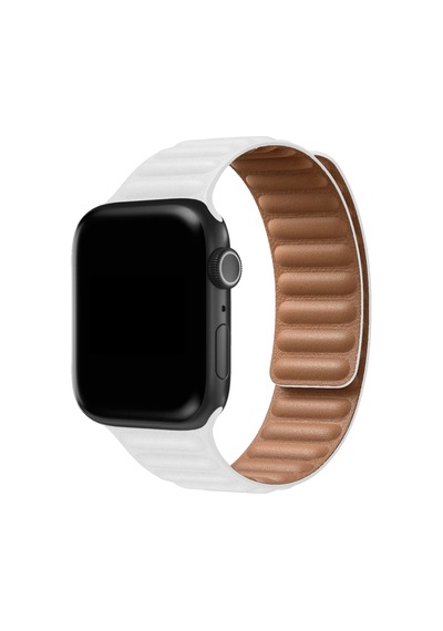 Newface - 331 - Apple Watch Uyumlu 42mm Loop Kordon - Csmo-tex - - Beyaz