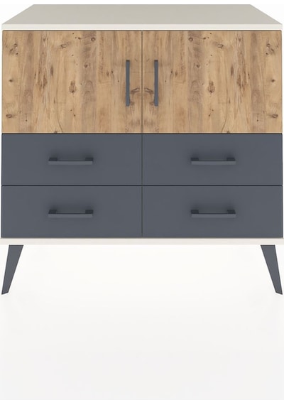Hyperion Şifonyer 2 Raflı 4 Çekmeceli 2 Kapaklı 88x44x80 Aytaşı-çam/antrasit Çam/antrasit Hyperion Şifonyer 2 Raflı 4 Çekmeceli 2 Kapaklı 88x44x80 Aytaşı-çam/antrasit Çam/antrasit