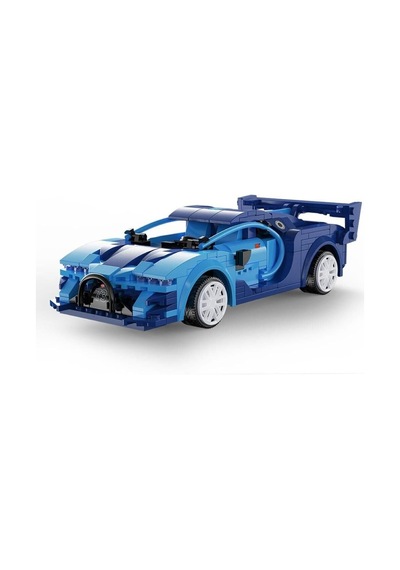 C51073w Cada Blue Race Car 325 Parça Block Oyuncak