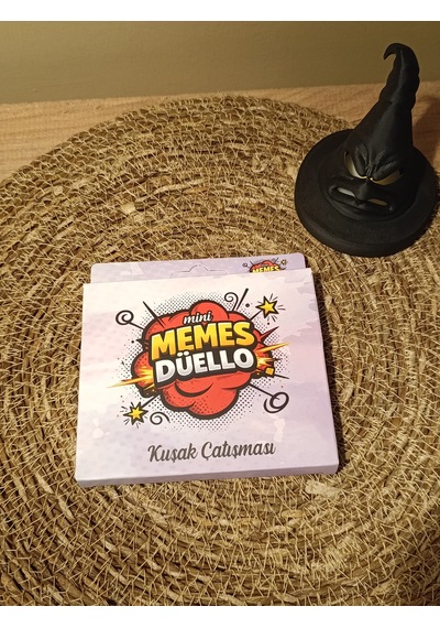 Memes Bulmaca Kutu Oyunu Kuşak Çatışması - Kese Hediyeli - Eğlenceli Grup & Parti Oyunu