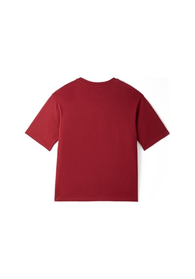 Gsstore X Midground Erkek Basic T-shirt E251227 Bordo