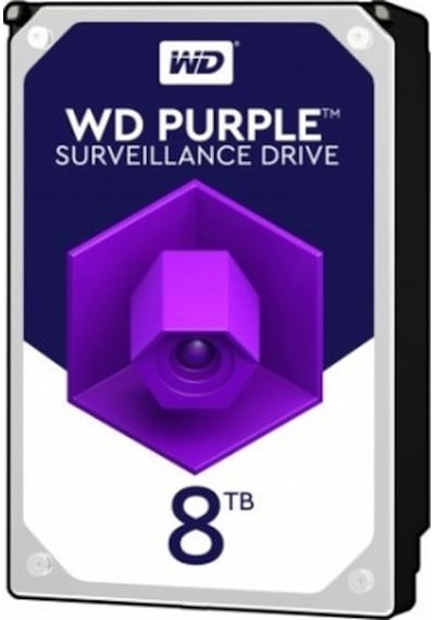 8tb Wd Purple Sata 6gb/s 256mb Dv 7x24 Wd85purz
