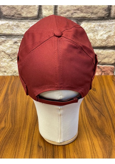 Hamze Docker Hip Hop Snapback Rapper Model Gabardin Şapka Bordo
