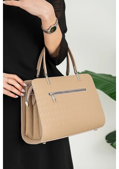 Just Polo Kadın Yeni Sezon El Ve Omuz Çantası 234079mh Vizon Yeni