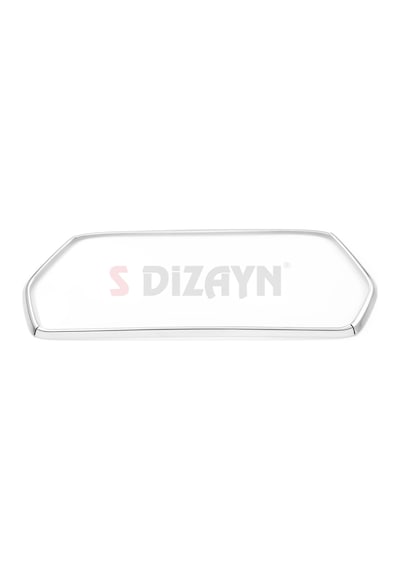 S-Dizayn  Ford Transit Krom Ön Panjur Çerçevesi Geniş Model 4 Prç. 2018 Ve Üzeri