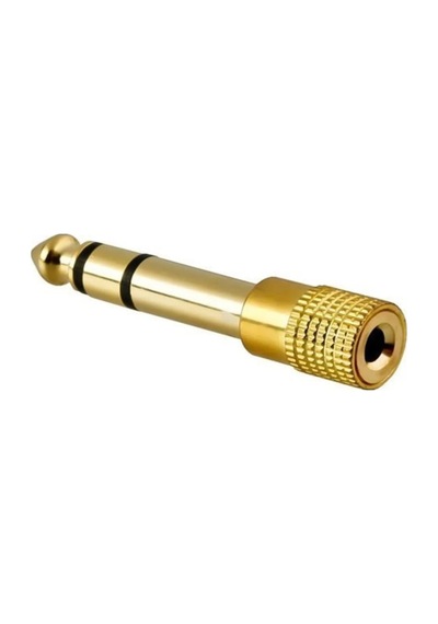 Seyuse Kablo Jak Dönüştürücü - Jack Çevirici Erkek 6.5mm - Dişi 3.5mm Siyah Jack Fiş Jack Çevirici Stereo Sku: Smg8690010084842