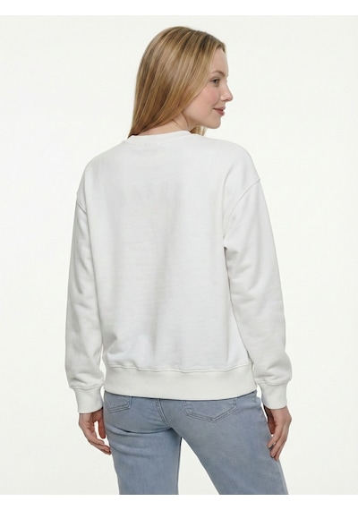 LOFT Oversize Kadın Sweatshirt Lf2042270 Q1.v1 Beyaz