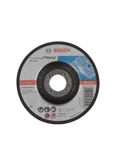 Bosch 115 2,5 Mm Standard For Metal Bombeli