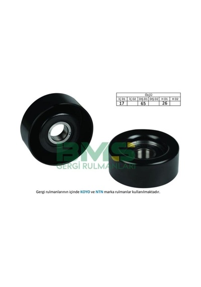 Alternatör Gergi Rulmanı Accent 05getz-i10-i20-i30-i40 1.5crdı-1.6crdı-1.7crdı-